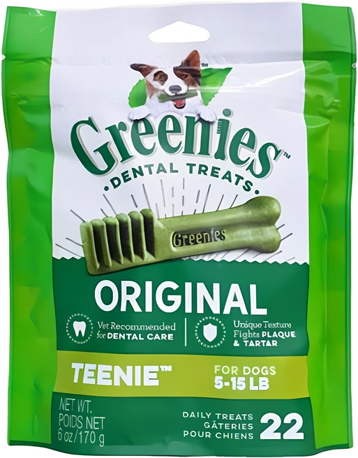 그리니즈 강아지 덴탈껌, 티니 오리지널, 170g, 1개 - 쿠팡