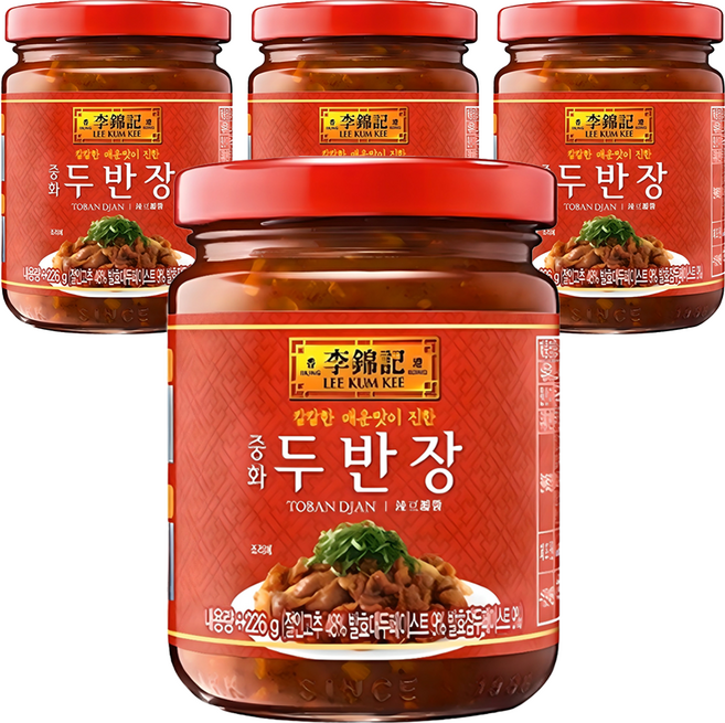 오뚜기 이금기 중화 두반장소스, 226g, 4개