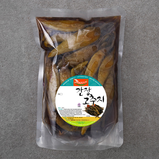 강경신안상회 간장고추지, 500g, 1개