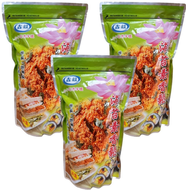 鑫旺 海苔素香鬆, 600g, 3個