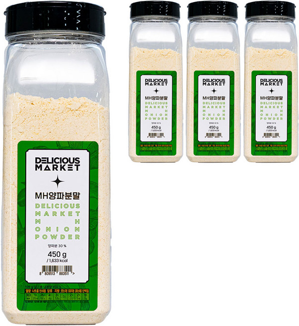 딜리셔스마켓 MH 양파분말, 450g, 4개
