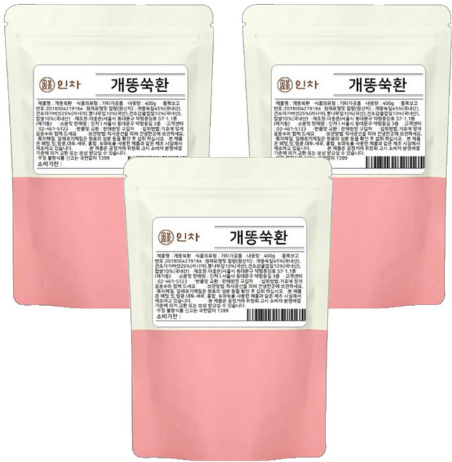 인차 개똥쑥 환, 400g, 3개