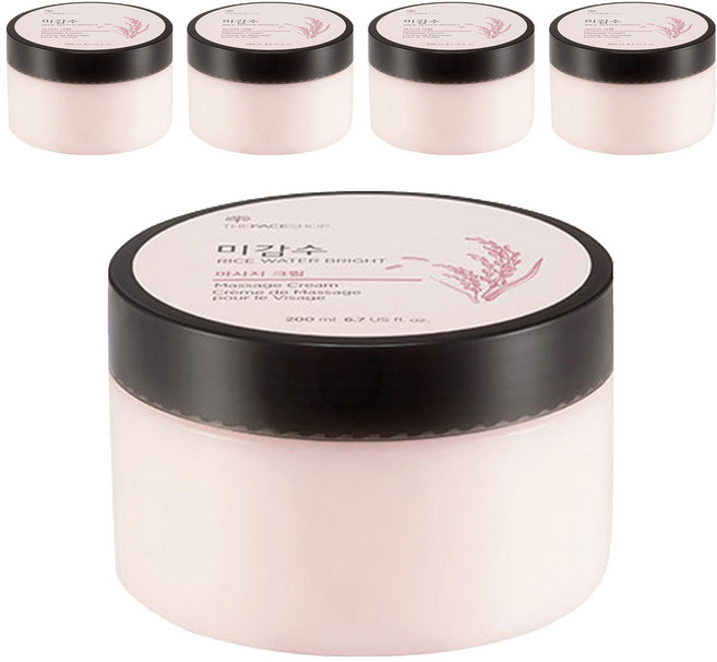더페이스샵 미감수 브라이트 마사지 크림, 200ml, 5개