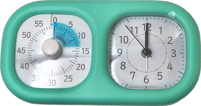 時鐘計時器 不附電池, 淺藍色