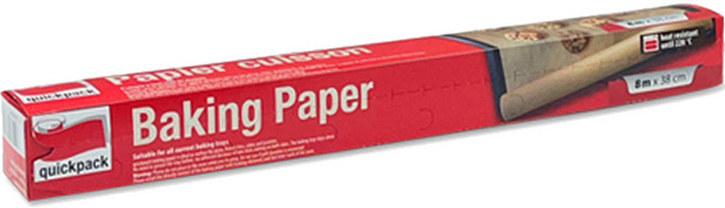 퀵팩 롤유산지 내추럴 브라운 쿠킹페이퍼, 8m, 1개입, 1개