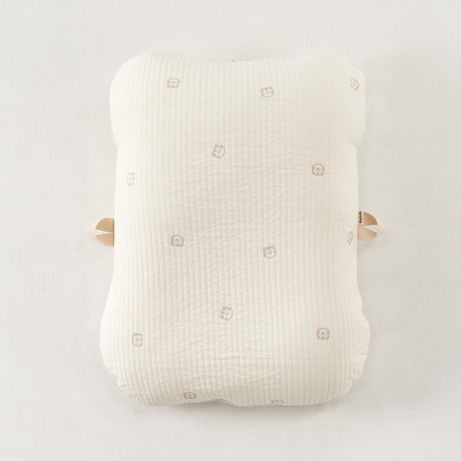 롤베이비 프리미엄 100 자수 신생아 역류방지 수유쿠션 기본, 07북극곰