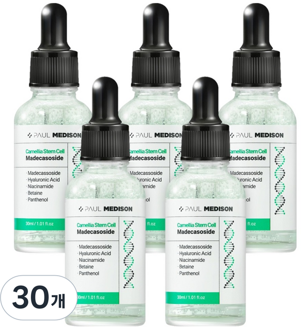 폴메디슨 동백줄기세포 마데카소사이드 앰플, 30개, 30ml