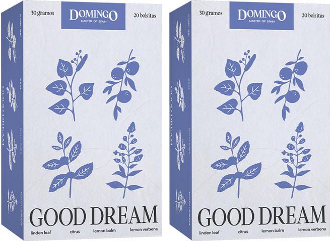 도밍고 웰빙 굿드림 레몬밤잎 차, 1.5g, 20개입, 2개