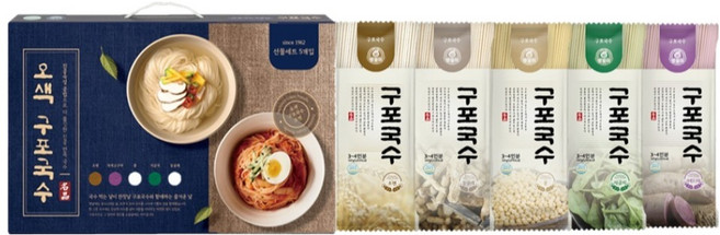 구포국수 오색 선물세트, 310g, 2세트