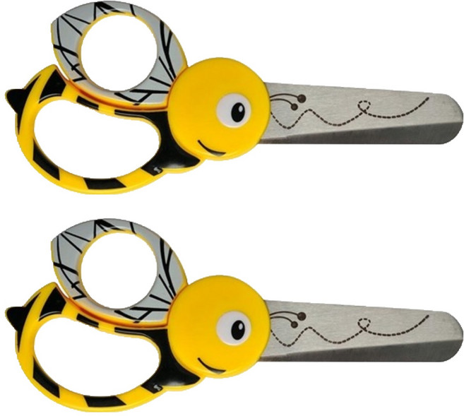 피스카스 어린이 안전가위 애니멀, 꿀벌, 2개