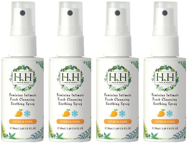 HH 草本新淨界 私密潔淨舒緩噴霧 柑橘涼感, 50ml, 4件