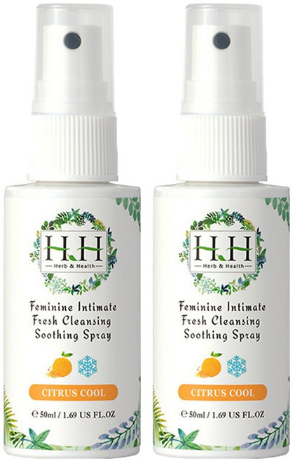 HH 草本新淨界 私密潔淨舒緩噴霧 柑橘涼感, 50ml, 2件