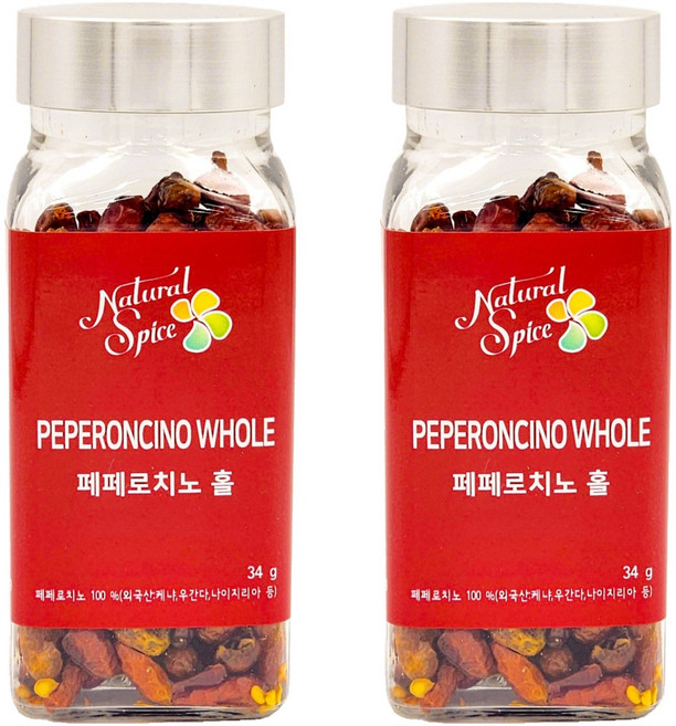 내츄럴스파이스 페페로치노 홀, 34g, 2개