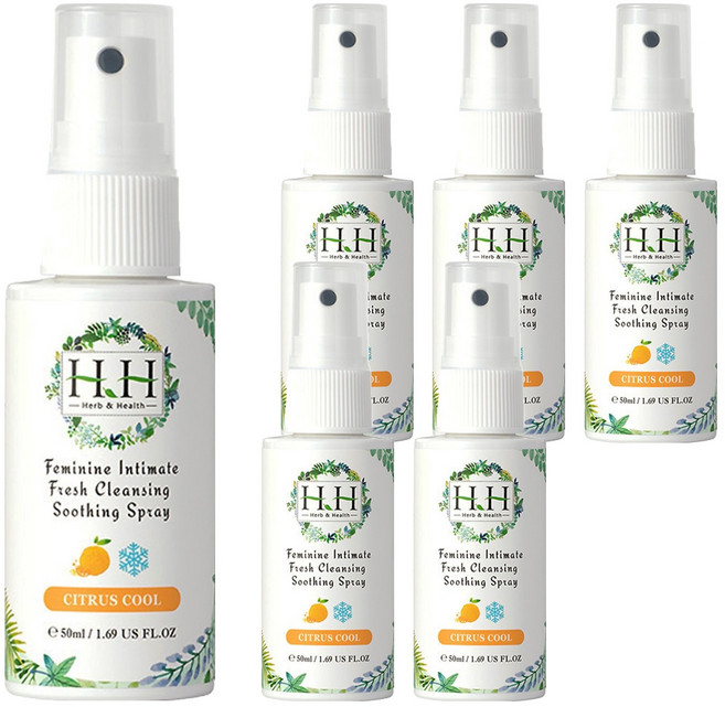 HH 草本新淨界 私密潔淨舒緩噴霧 柑橘涼感, 50ml, 6件