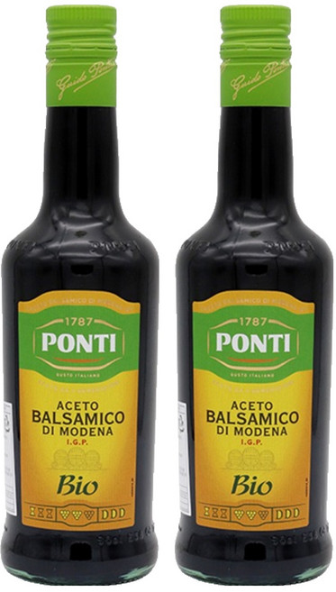폰티 유기농 발사믹 비네거, 500ml, 2개