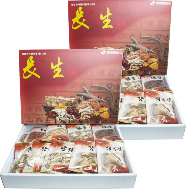 동광한방몰 장생 모음차, 2세트, 2.5kg