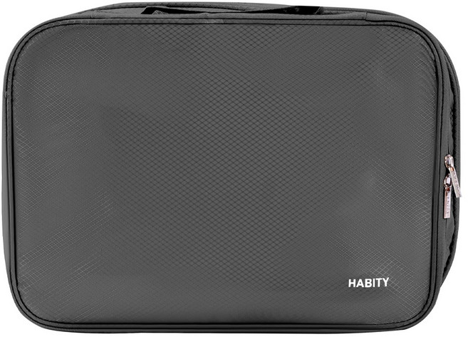 HABITY 瞬收體積 收納 衣物 睡袋 露營 棉被 壓縮袋 黑色, 1個, 1入