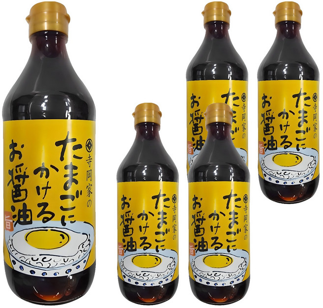 테라오카 타마고니카케루 오쇼유 소스, 500ml, 5개