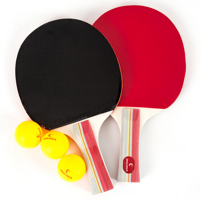 아이워너 쉐이크 2.0 탁구라켓 2p + 탁구공 3p, 1세트