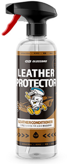 글로스브로 레더 프로텍터 프리미엄 가죽 보호제, 1개, 500ml