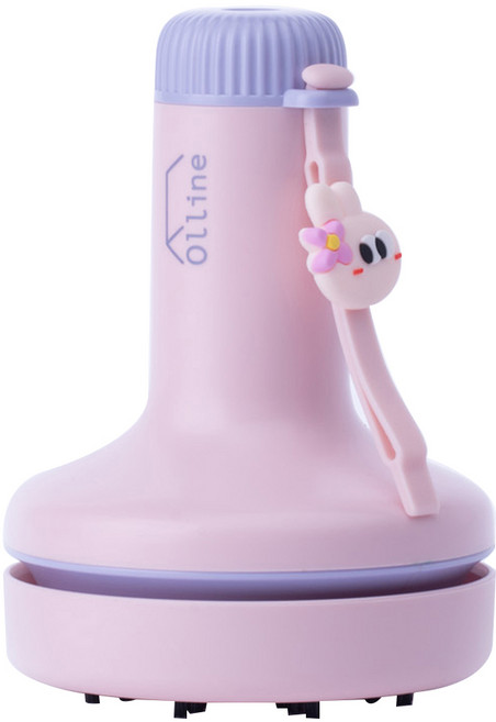 Olline 책상 지우개 충전식 C타입 청소기, 핑크, 1개