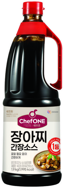 쉐프원 장아찌 간장소스, 1개, 1.9kg
