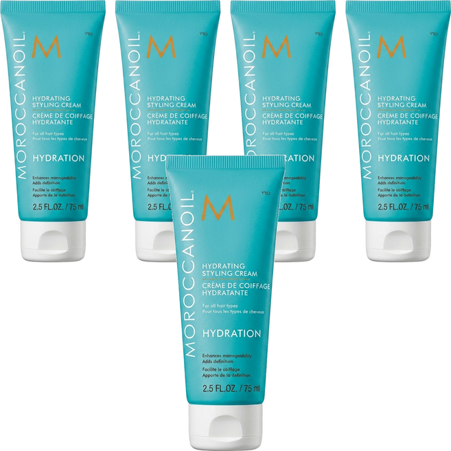 MOROCCANOIL 摩洛哥優油 台灣公司貨 高效保濕精華, 75ml, 5條