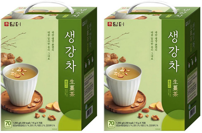 담터 생강차 플러스, 15g, 70개입, 2개
