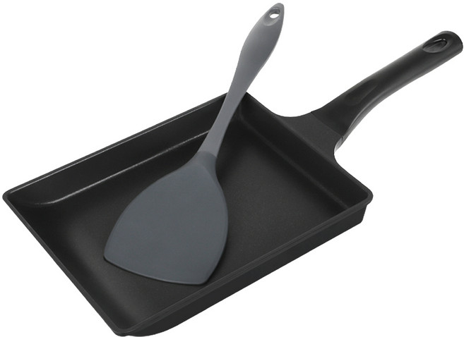 탐사 계란말이팬 + 실리콘 주걱 세트, 중형(24 x 18 cm), 1세트