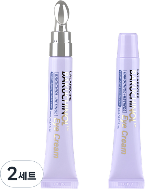라라레서피 바쿠치놀 아이크림 20ml + 리필 20ml 세트, 2세트, 40ml