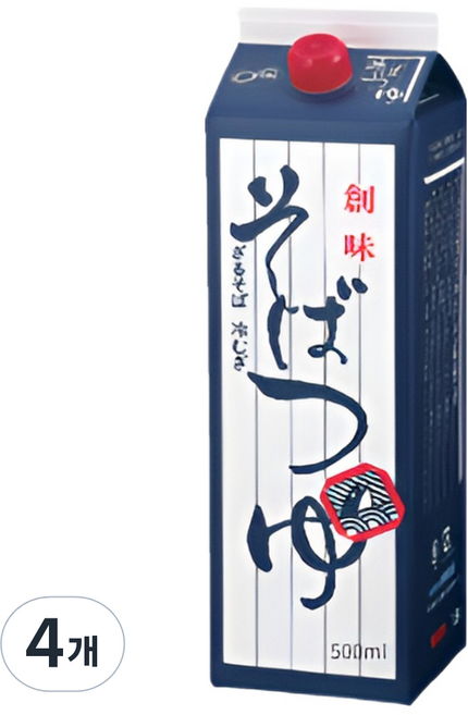 소미 소바쯔유, 500ml, 4개