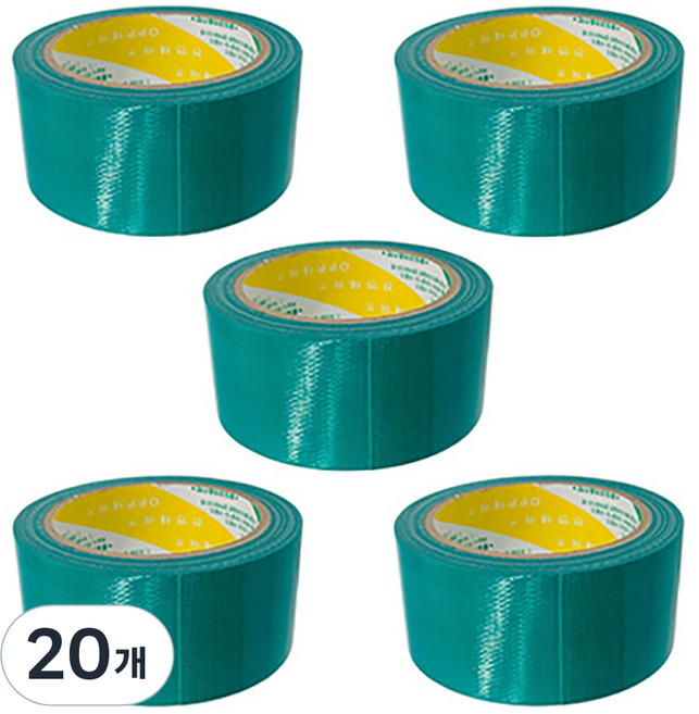 소유티앤이 청테이프 녹색 48mm x 15m, 20개