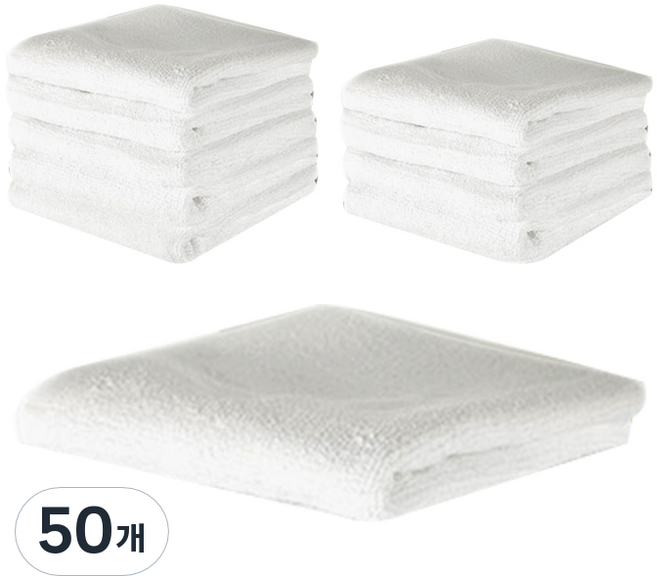 홈밸류언스 대영 참조은 순면행주 정사각형 15g, 50개