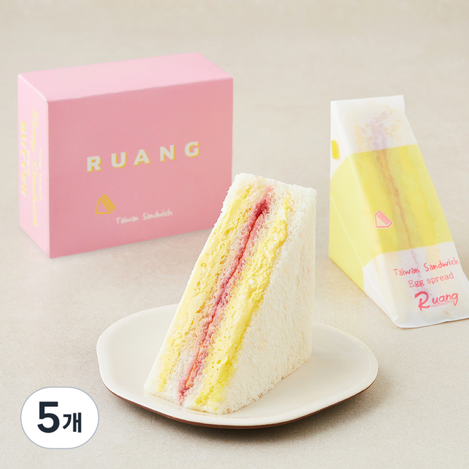 루앙 에그듬뿍 샌드위치 2개입, 210g, 5개
