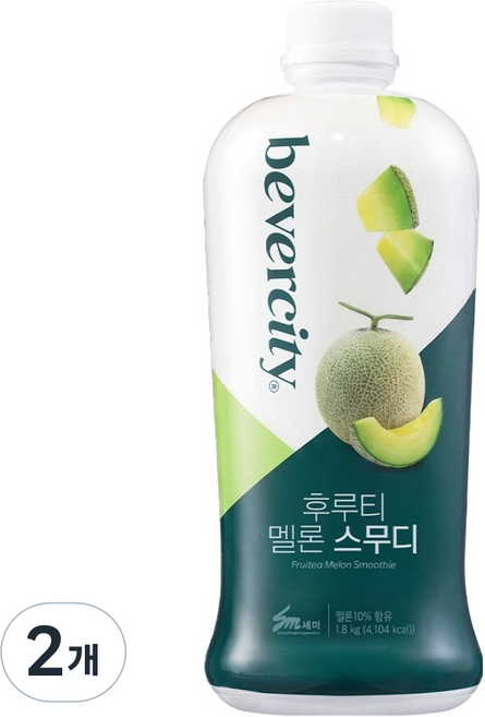 베버시티 후루티 멜론 스무디, 2개, 1.8kg