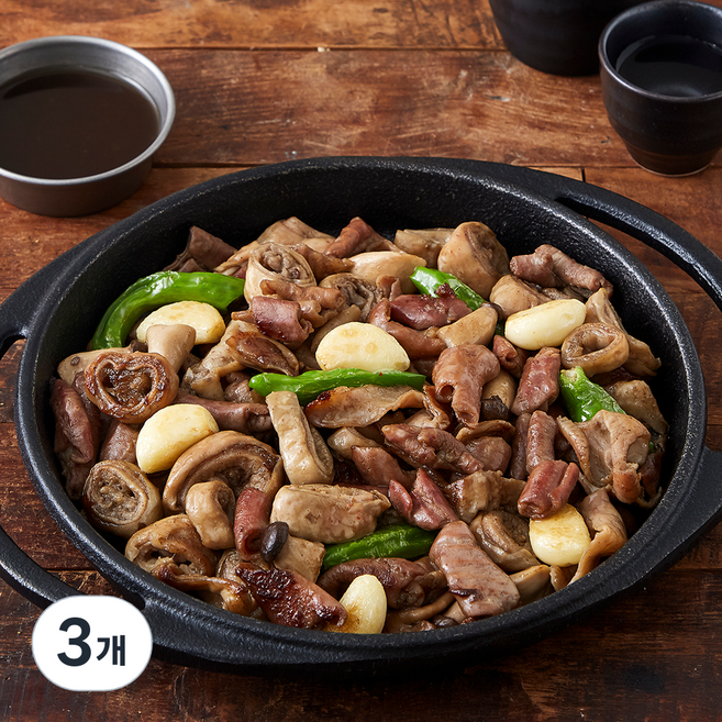 도드람 불맛한판 직화 모둠곱창, 275g, 3개