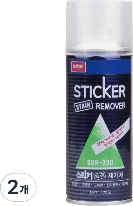 나바켐 스티커 자국 제거제 SSR-220, 2개