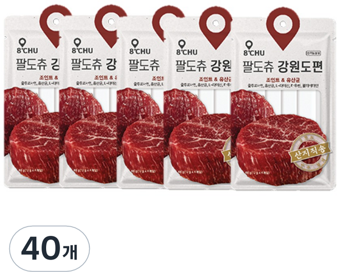 팔도츄 고양이 짜먹는 간식 강원도편, 한우 맛, 48g, 10개
