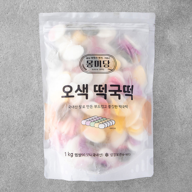 몽미당 오색 떡국떡, 1kg, 1개