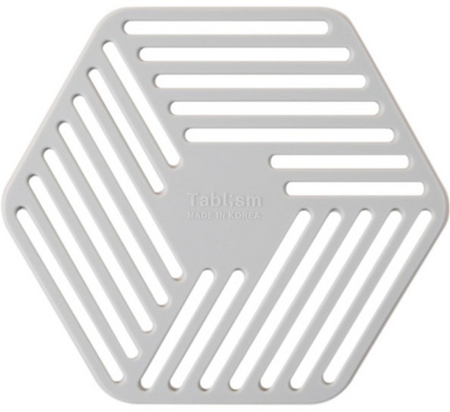 테이블리즘 실리콘 내열 인덕션 보호매트, 모던그레이, 1개