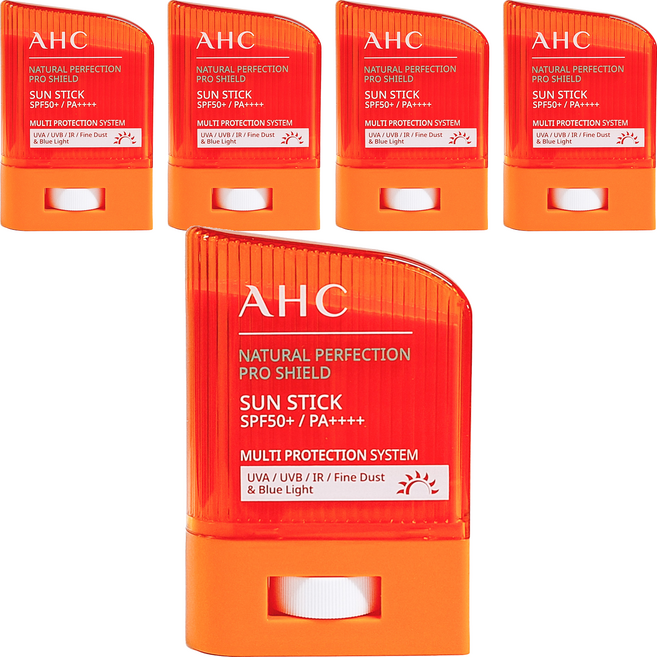 AHC 零死角純物理清爽防曬棒 SPF50+ PA++++, 14g, 5個