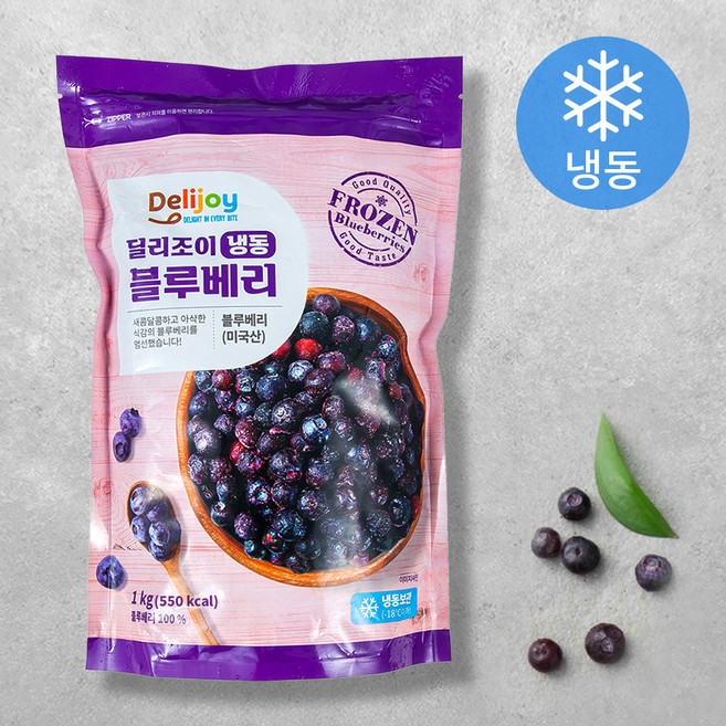 딜리조이 냉동 블루베리, 1kg, 1개