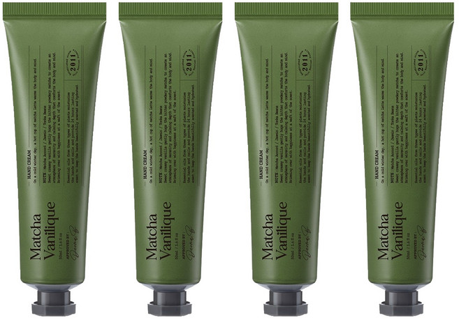 더마비 내러티브 핸드크림 말차바닐릭, 50ml, 4개