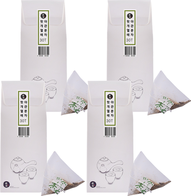 양원농장 헛개열매야관문 삼각티백차, 1.2g, 30개입, 4개