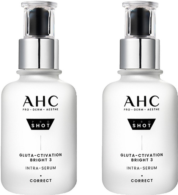 AHC 프로샷 글루타 액티베이션 브라이트 3 인트라 세럼, 40ml, 2개