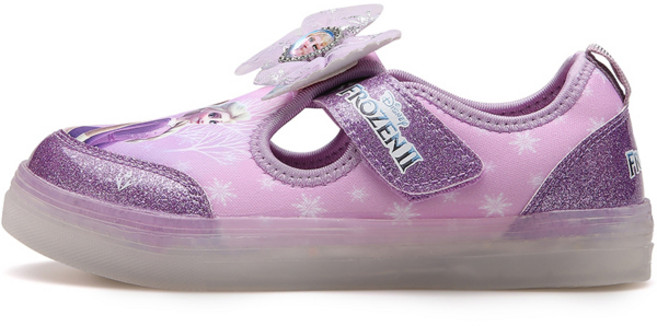 whever 여아용 겨울왕국 LED 슬립온 WV21067