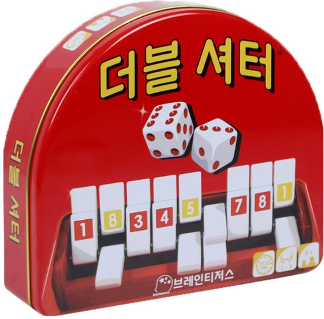 더블셔터 보드게임 8세이상 1-6인 연산, 1개