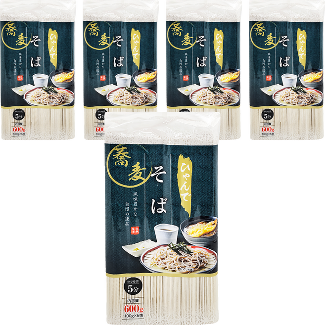 matsudaisoba 松代蕎麥善屋 蕎麥麵, 600g, 5包