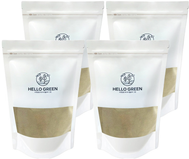 헬로우그린 녹차가루, 500g, 4개, 1개입
