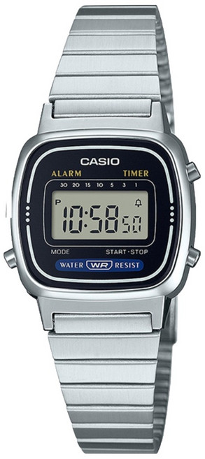 CASIO 卡西歐 女用 80s 復古電子手錶 LA670WA-1D + 電池更換券